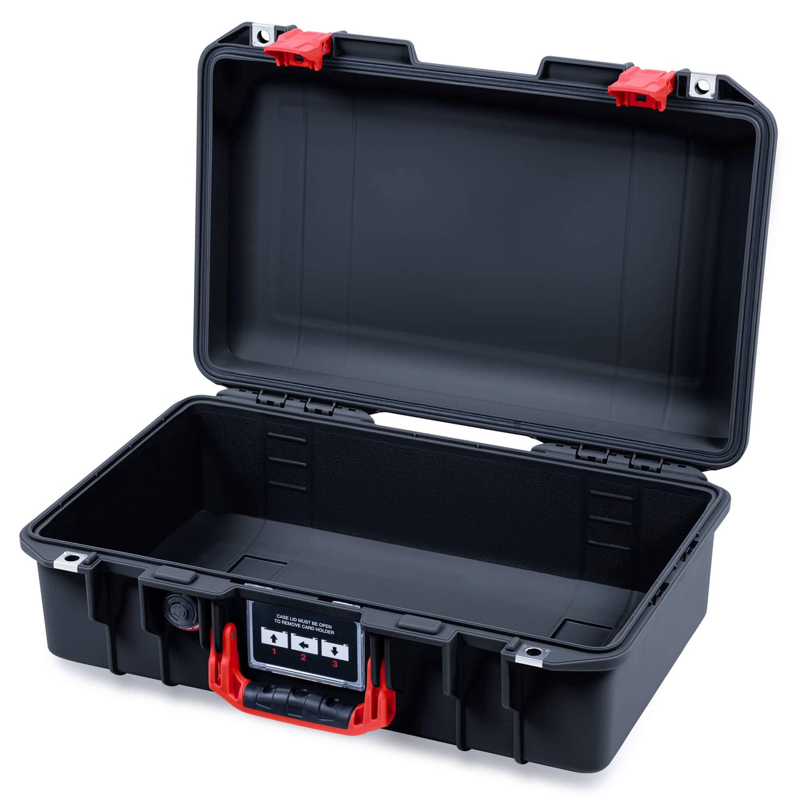 Pelican 1485 Air Case, Black with Red Latches None (Case Only) ColorCase 014850-0000-110-321
