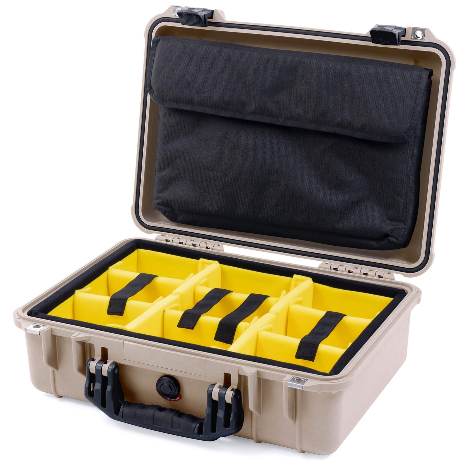 Pelican 1500 Case - Desert Tan & Black