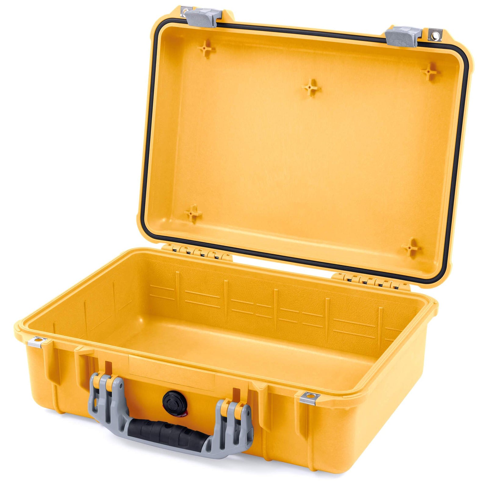 Pelican 1500 Case - Yellow & Silver
