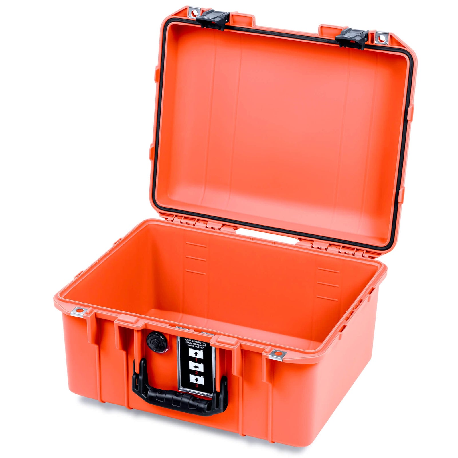 Pelican 1507 Air Case, Orange with Black Handle & Latches None (Case Only) ColorCase 015070-0000-150-111