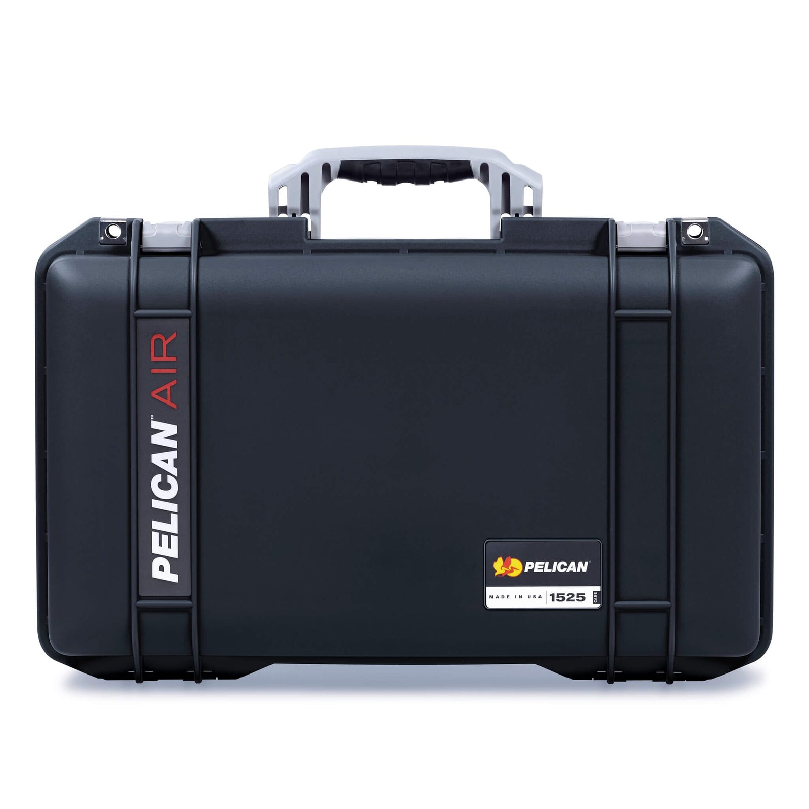 Pelican 1525 Air Case, Black with Silver Handle & Latches ColorCase