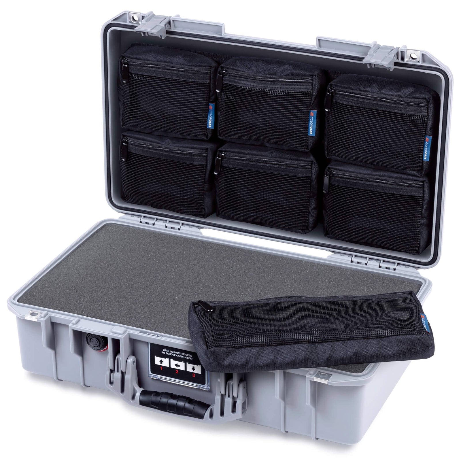 Pelican 1525 Air Case, Silver ColorCase