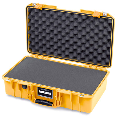 Pelican 1525 Air Case, Yellow Pick & Pluck Foam with Convolute Lid Foam ColorCase 015250-0001-240-241