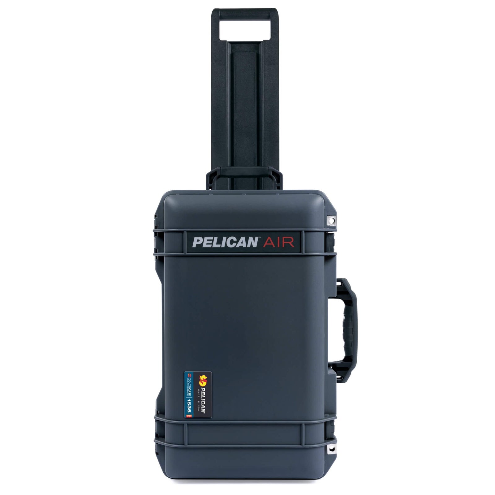 Pelican 1535 Air Case, Charcoal with Black Handles & Push-Button Latches ColorCase