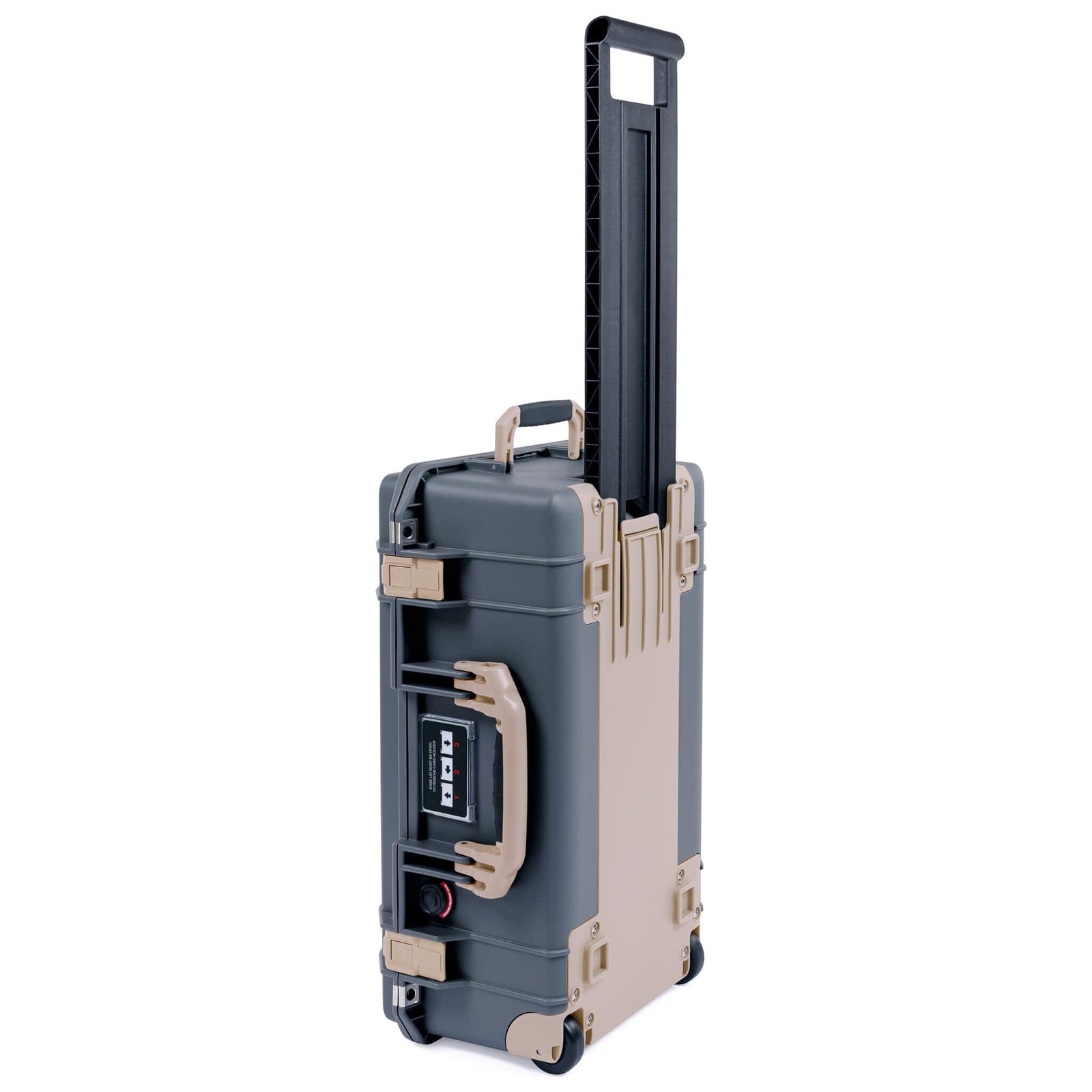 Pelican 1535 Air Case, Charcoal with Desert Tan Handles, Latches & Trolley ColorCase