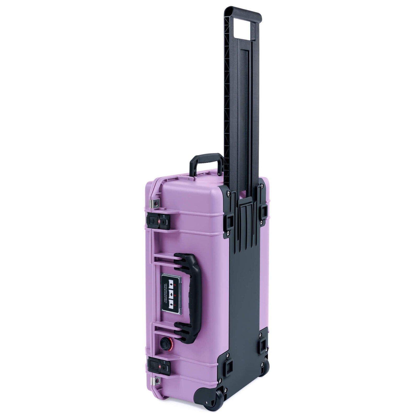 Pelican 1535 Air Case, Lilac with Black Handles, TSA Locking Latches & Trolley ColorCase