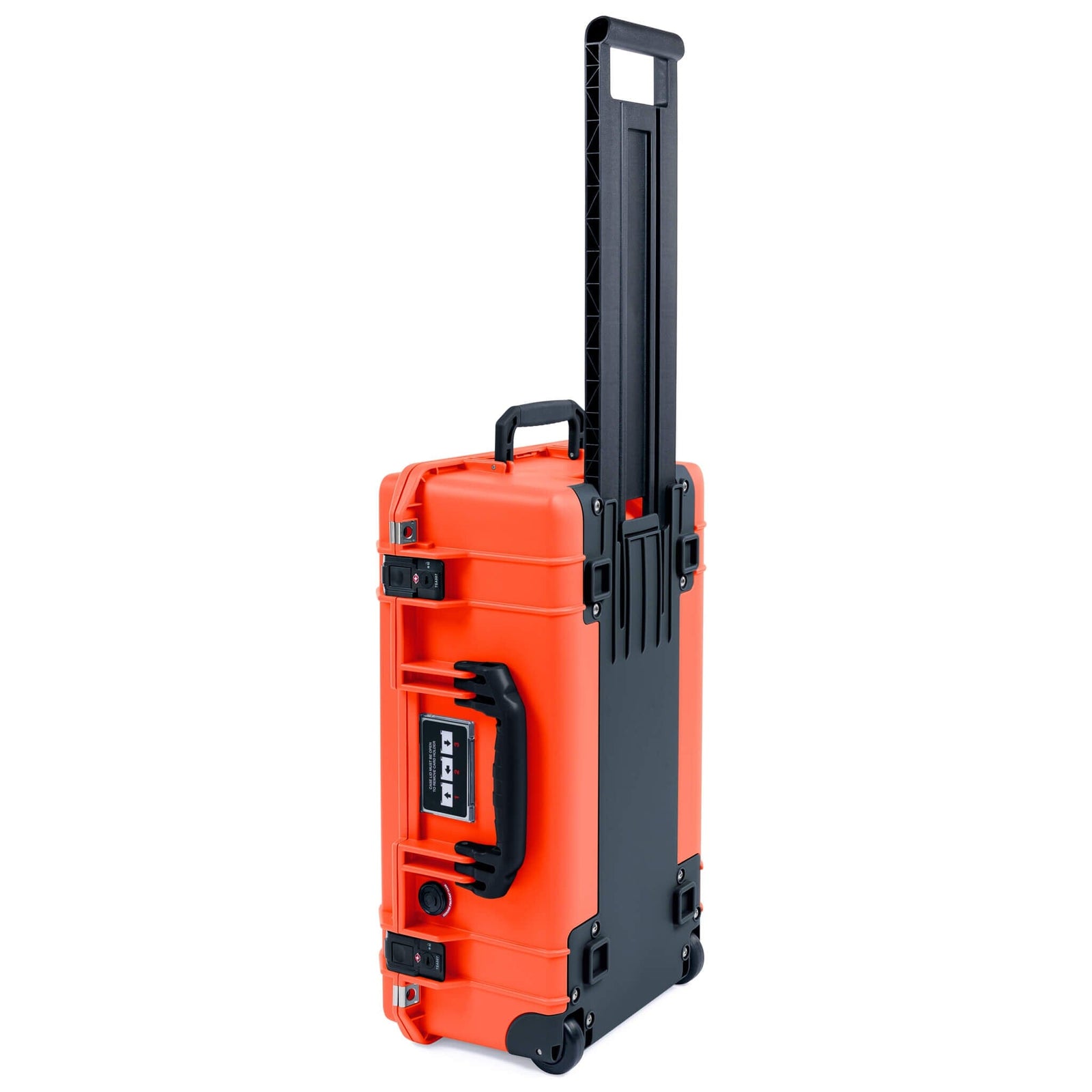 Pelican 1535 Air Case, Orange with Black Handles, TSA Locking Latches & Trolley ColorCase