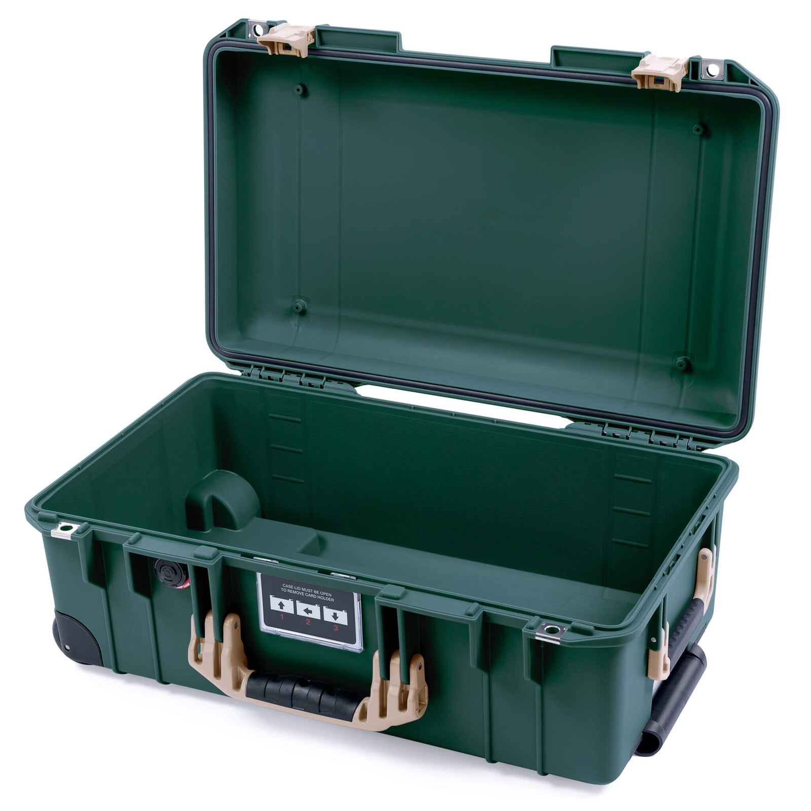 Pelican 1535 Air Case, Trekking Green with Desert Tan Handles & Latches ColorCase