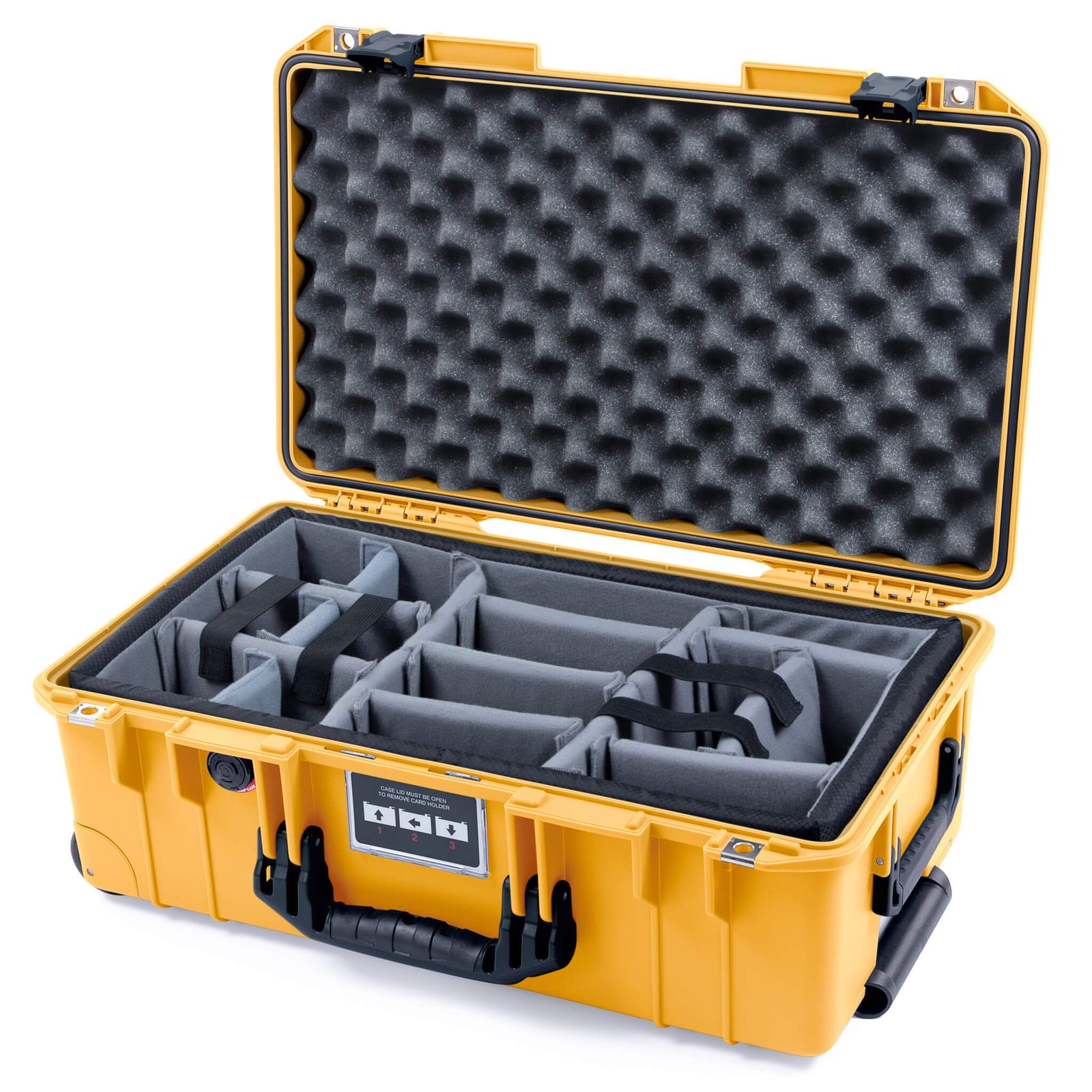 Pelican 1535 Air Carry-on Case - Yellow & Black