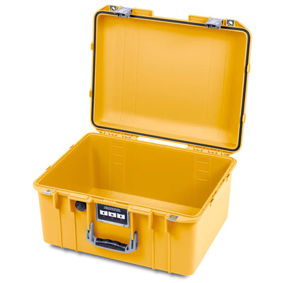 Pelican 1557 Air Case, Yellow with Silver Handle & Latches ColorCase