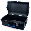 Pelican 1595 Air Case, Black with Blue Handles & Push-Button Latches None (Case Only) ColorCase 015950-0000-110-121