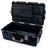 Pelican 1595 Air Case, Black with Desert Tan Handles & Latches Laptop Computer Lid Pouch Only ColorCase 015950-0200-110-311