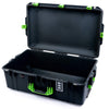 Pelican 1595 Air Case, Black with Lime Green Handles & Latches None (Case Only) ColorCase 015950-0000-110-301