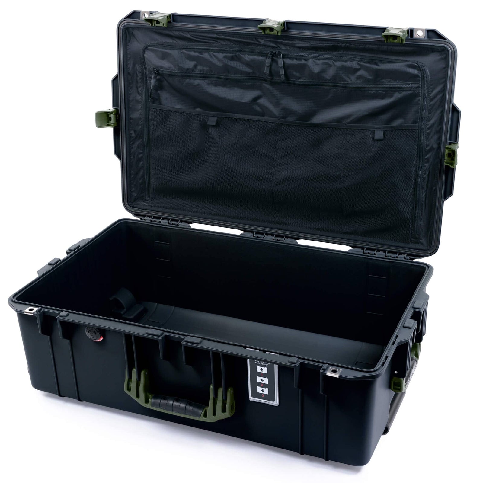 Pelican 1595 Air Case - Black & OD Green