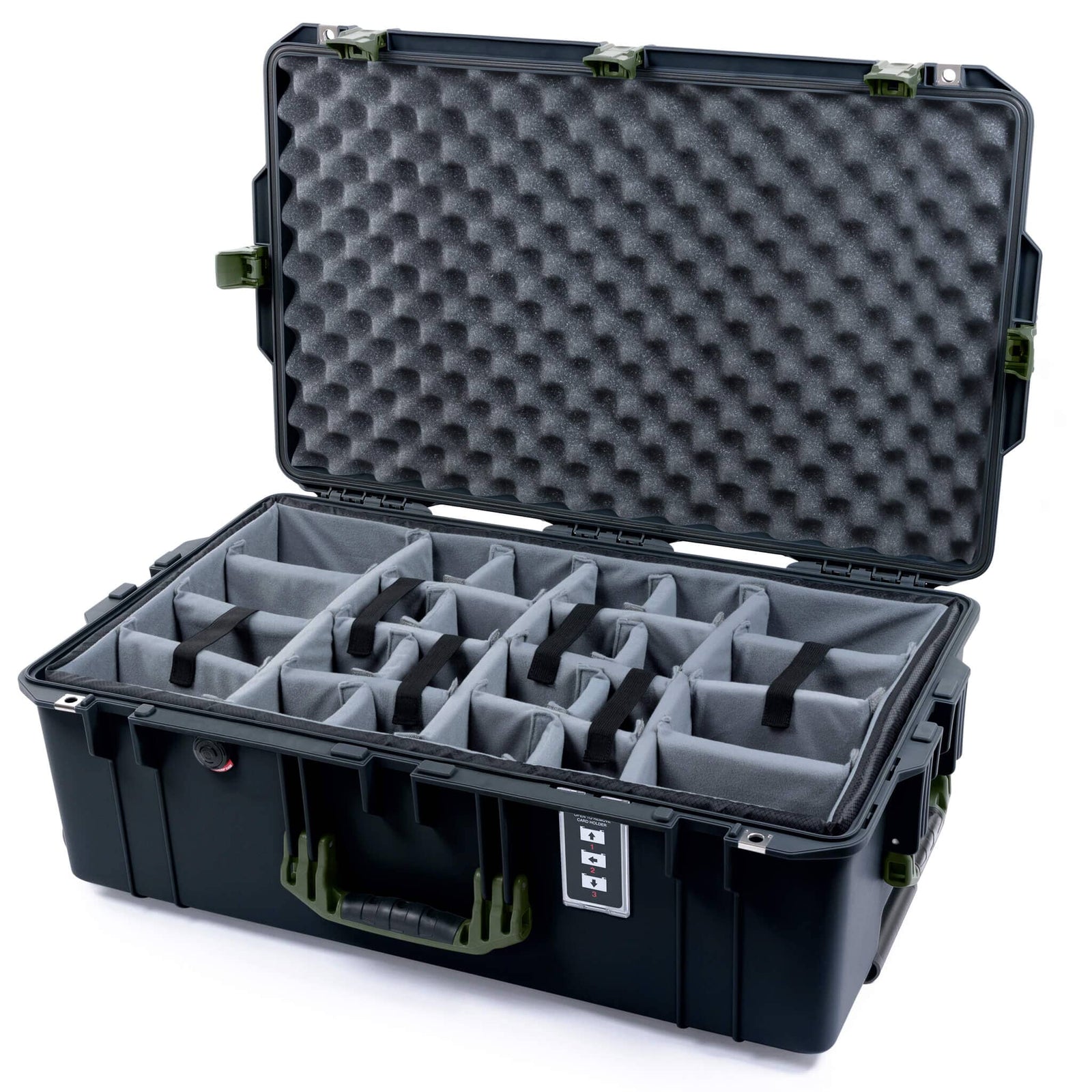 Pelican 1595 Air Case - Black & OD Green