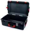 Pelican 1595 Air Case, Black with Red Handles & Push-Button Latches None (Case Only) ColorCase 015950-0000-110-321