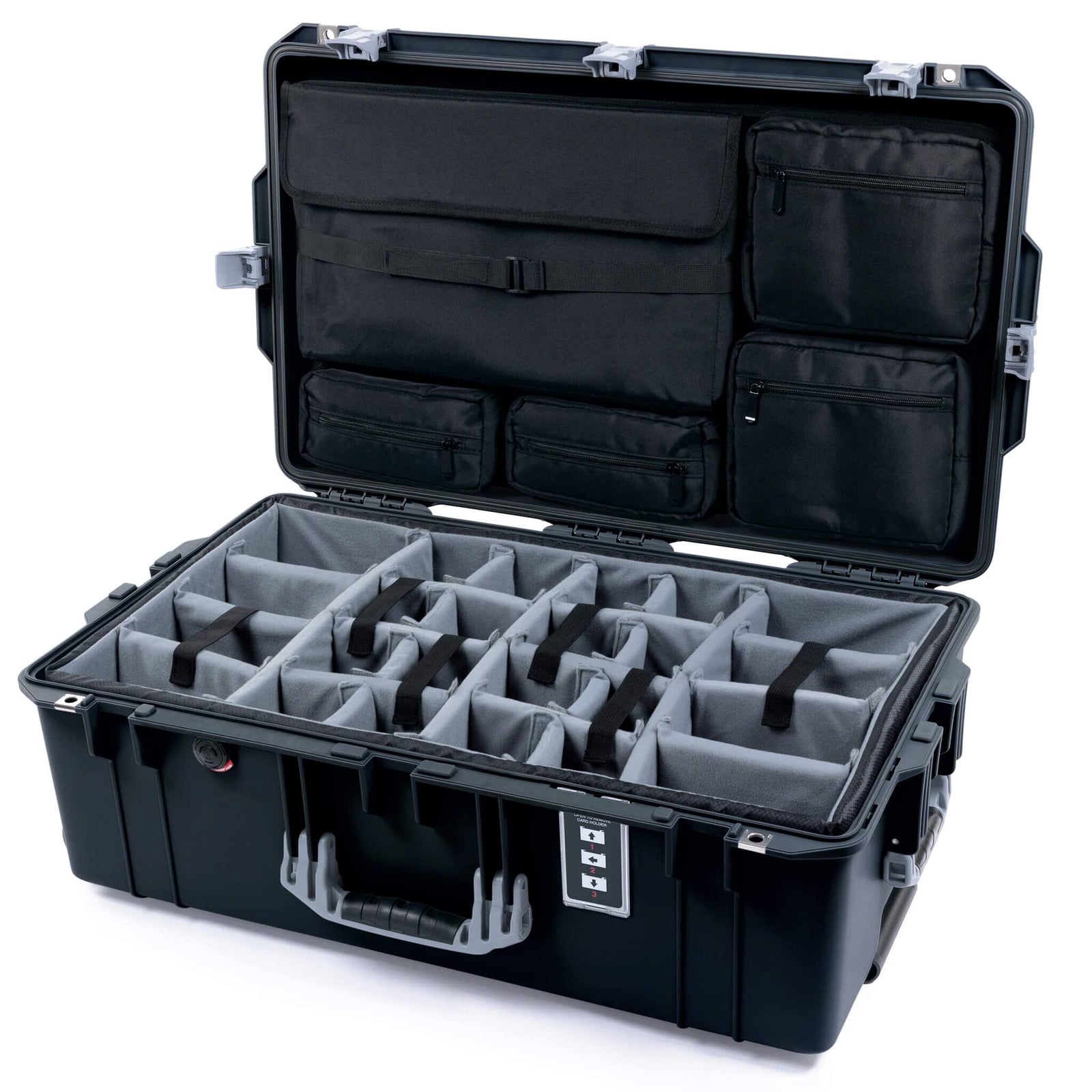 Pelican 1595 Air Case - Black & Silver
