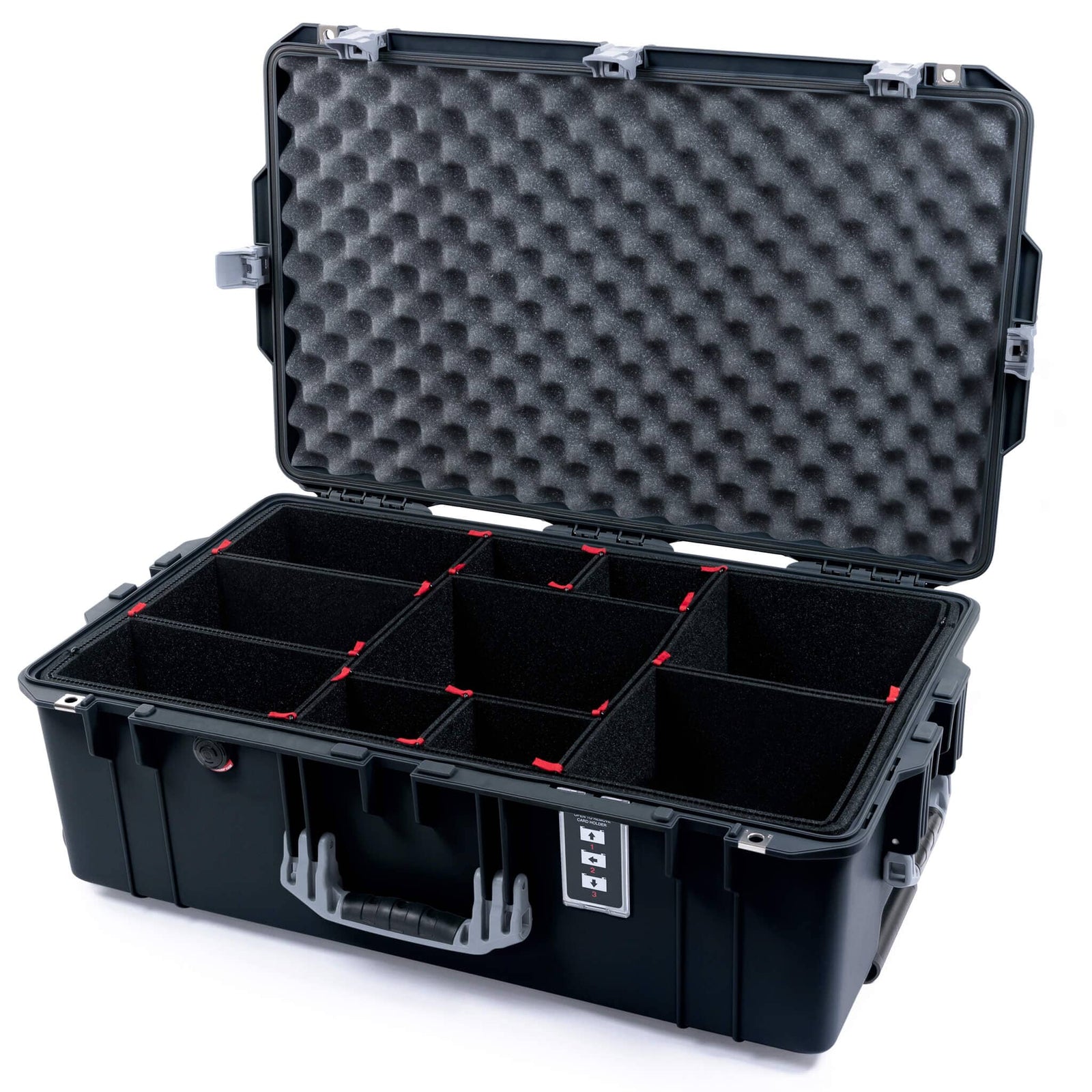 Pelican 1595 Air Case - Black & Silver
