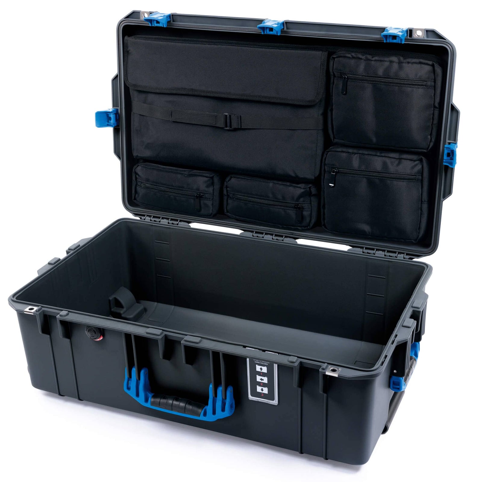 Pelican 1595 Air Case - Charcoal & Blue - Computer Lid Pouch Only