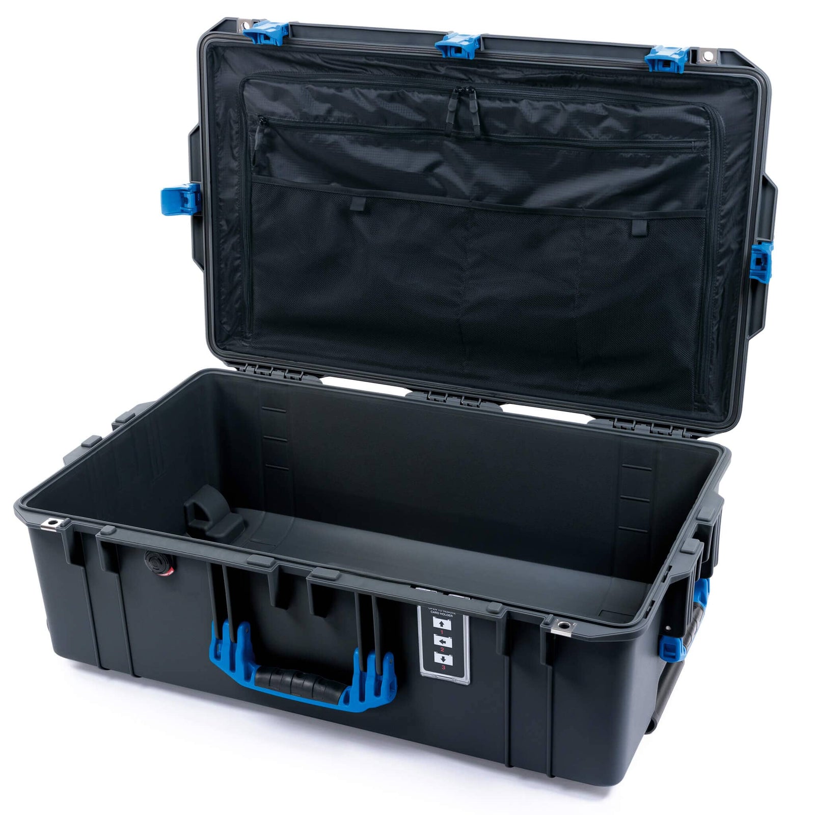 Pelican 1595 Air Case - Charcoal & Blue - TRVL Lid Organizer Only