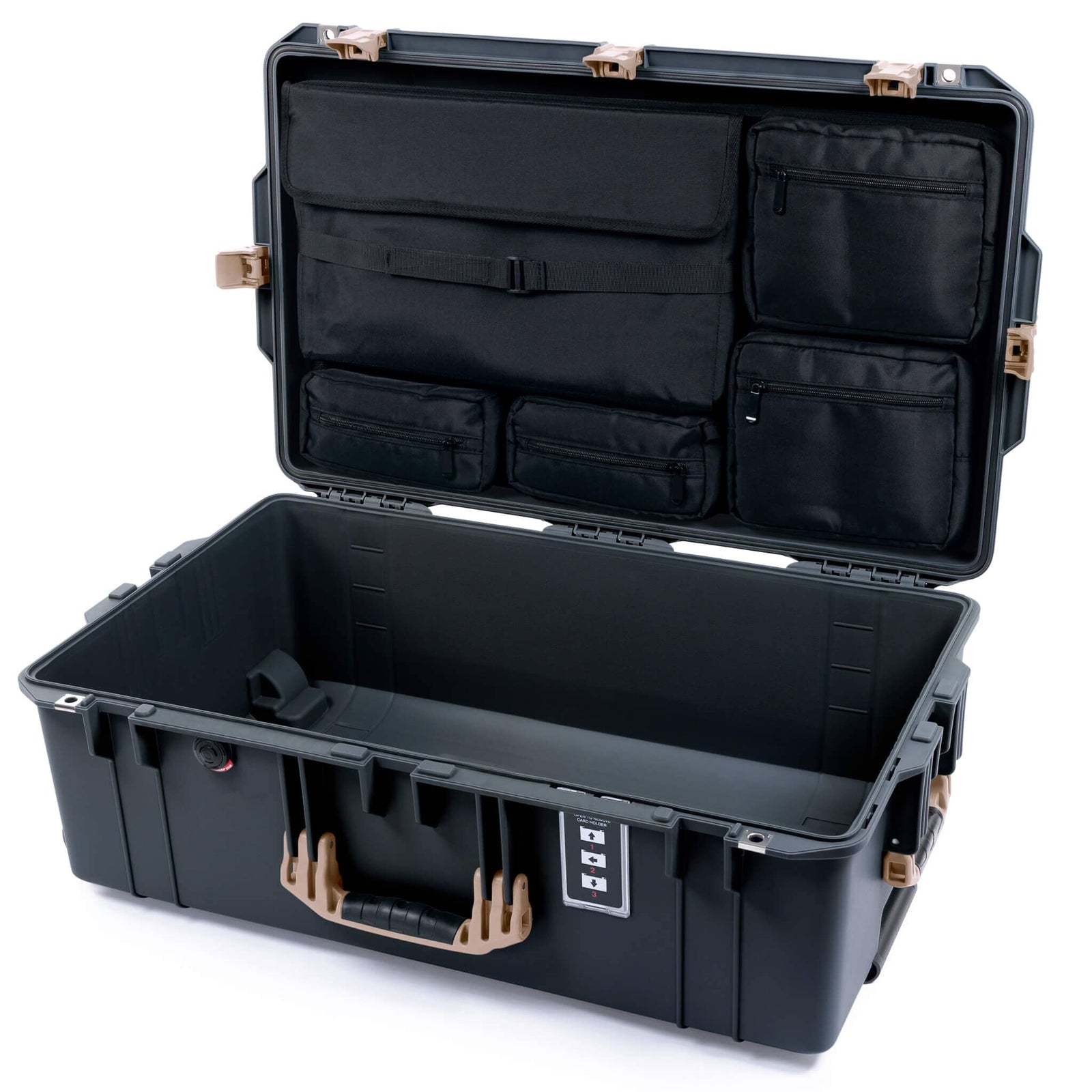 Pelican 1595 Air Case - Charcoal & Desert Tan - Computer Lid Pouch Only