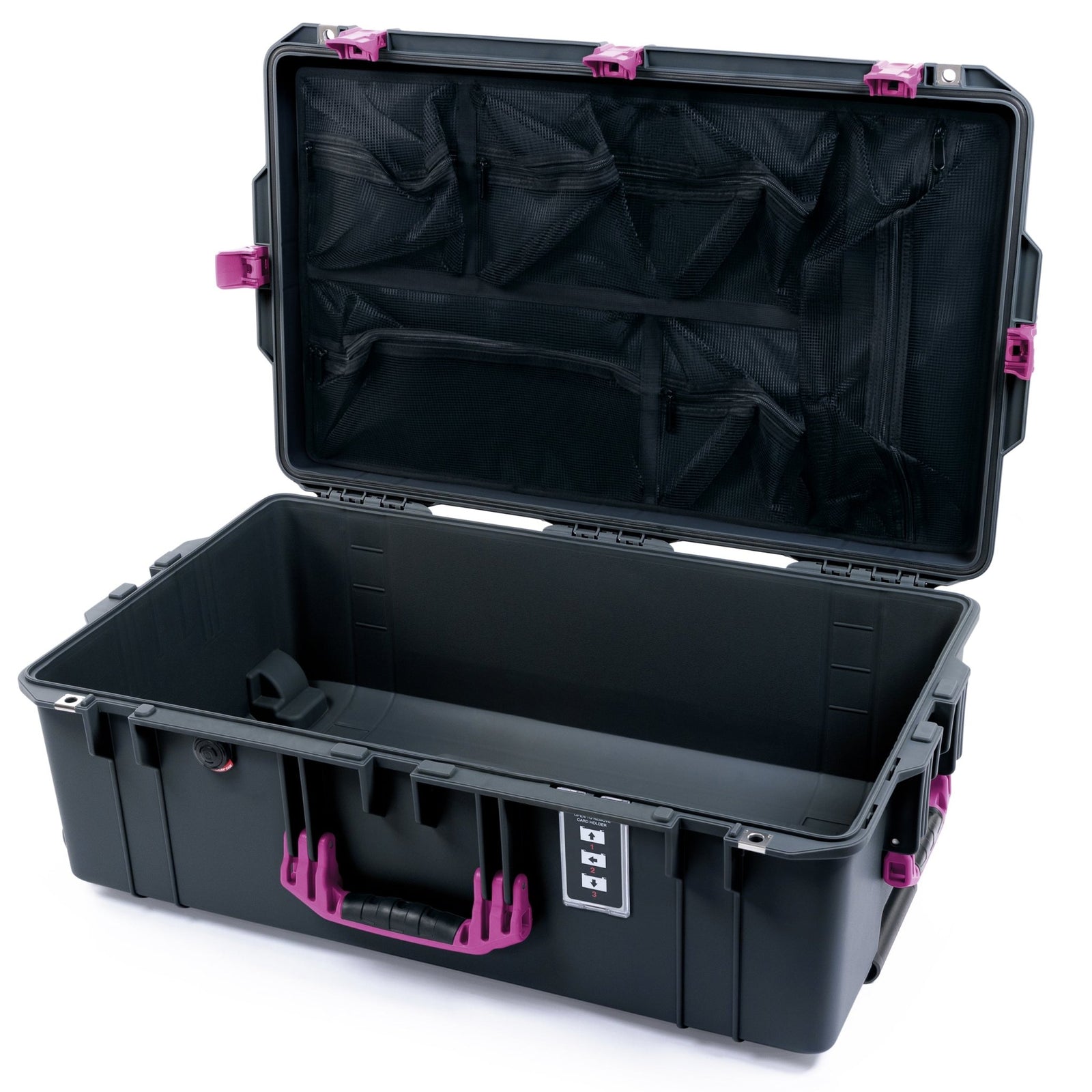 Pelican 1595 Air Case - Charcoal & Magenta - Mesh Lid Organizer Only