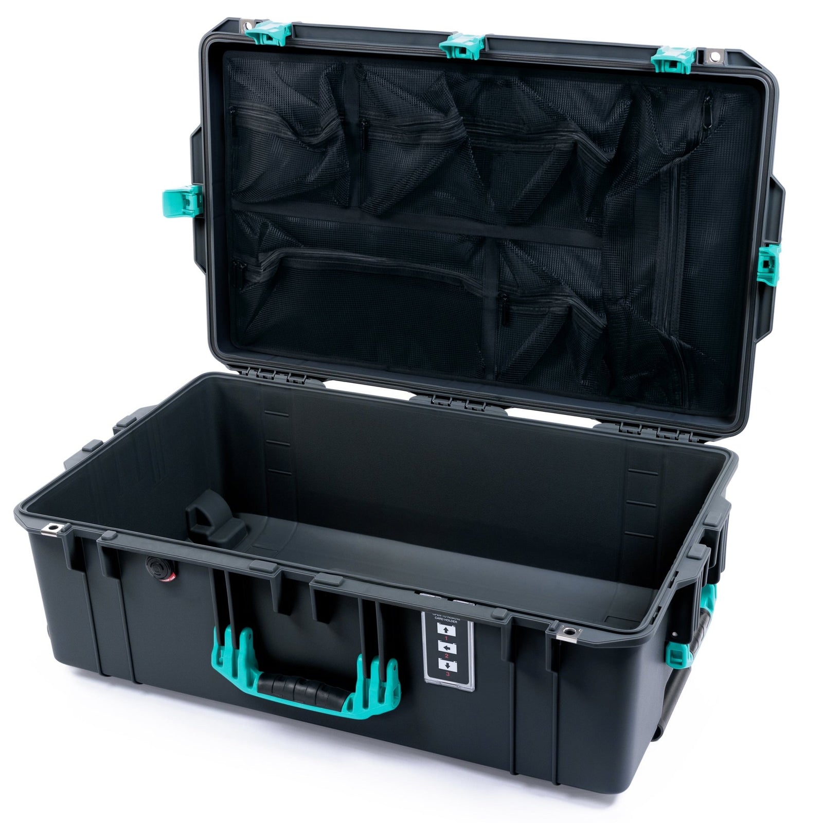 Pelican 1595 Air Case - Charcoal & Teal - Mesh Lid Organizer Only