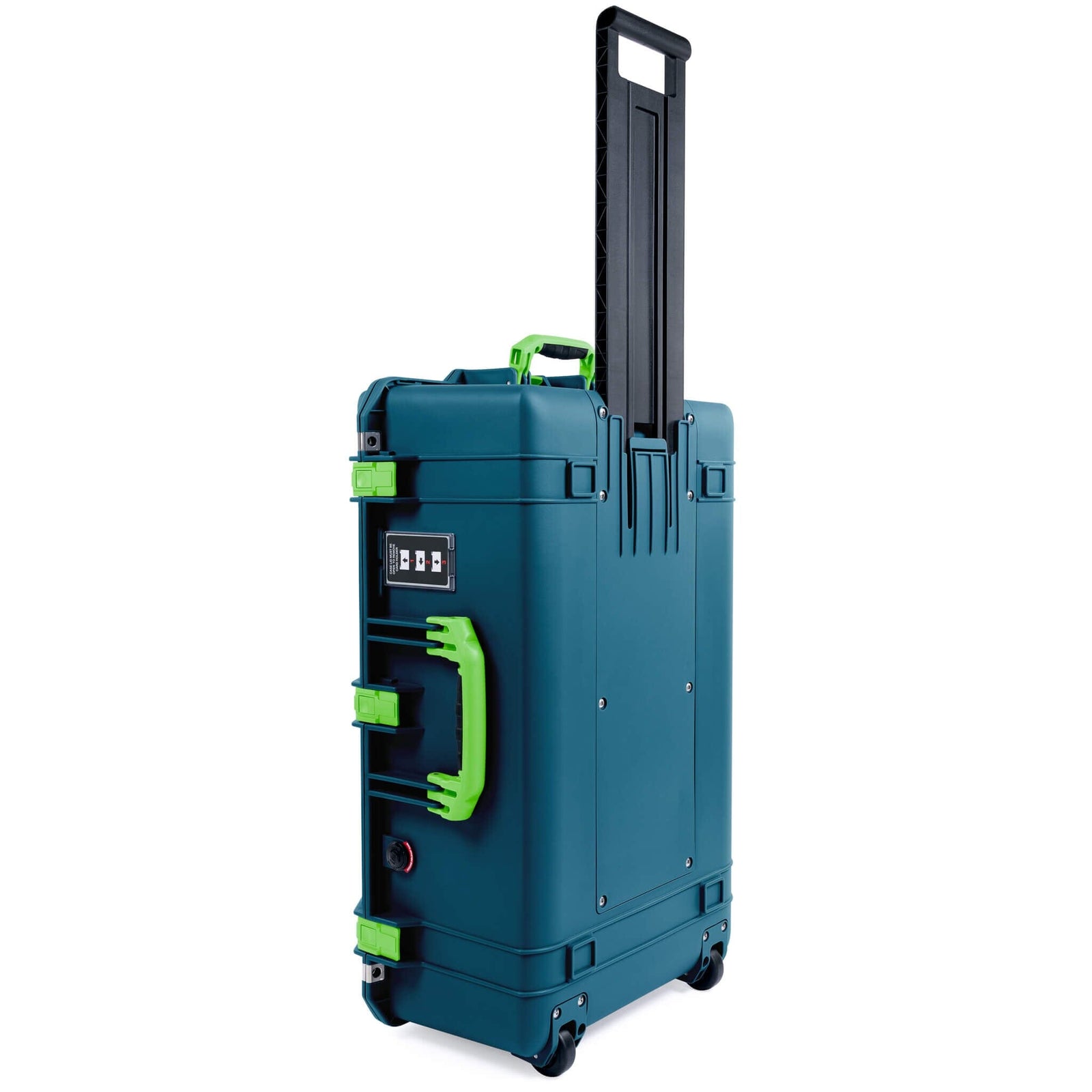 Pelican 1595 Air Case, Indigo with Lime Green Handles & Latches ColorCase