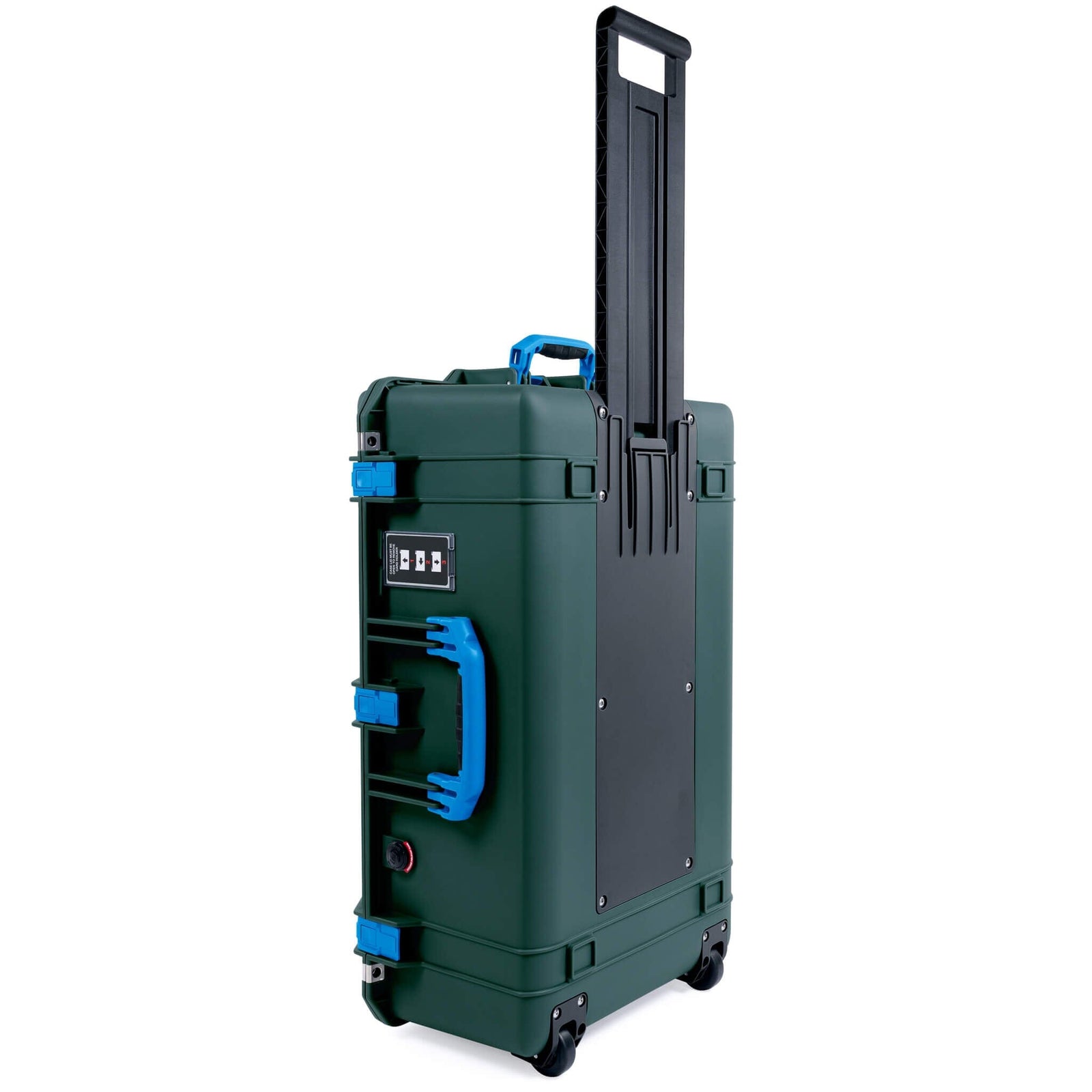 Pelican 1595 Air Case, Trekking Green with Blue Handles & Latches ColorCase