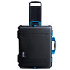 Pelican 1610 Case, Black with Blue Handles and Latches ColorCase