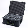 Pelican 1610 Case, Black with OD Green Handles and Latches ColorCase