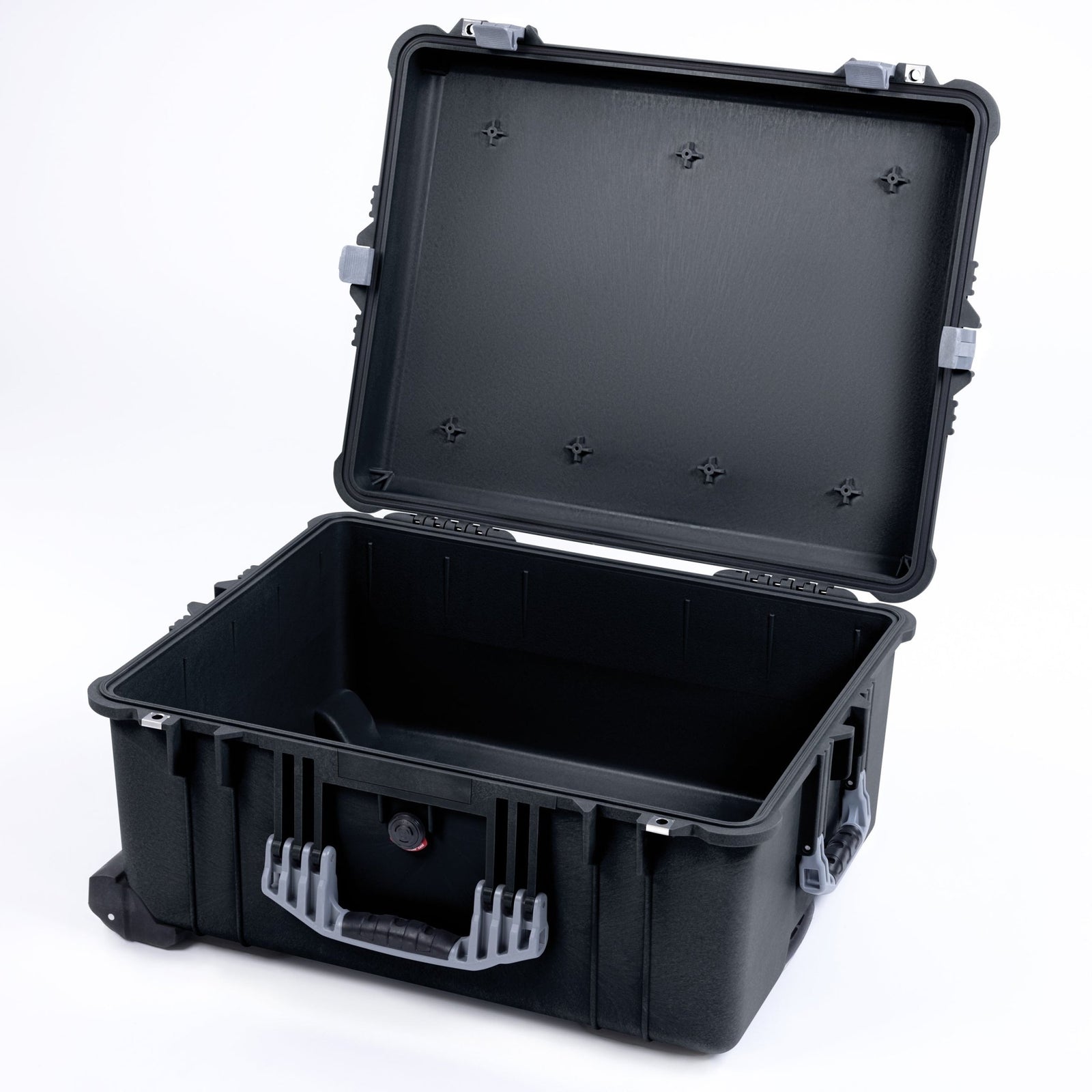 Pelican 1610 Case, Black with Silver Handles and Latches - Empty