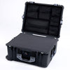 Pelican 1610 Case, Black with Silver Handles and Latches ColorCase