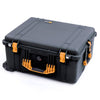 Pelican 1610 Case, Black with Yellow Handles and Latches ColorCase