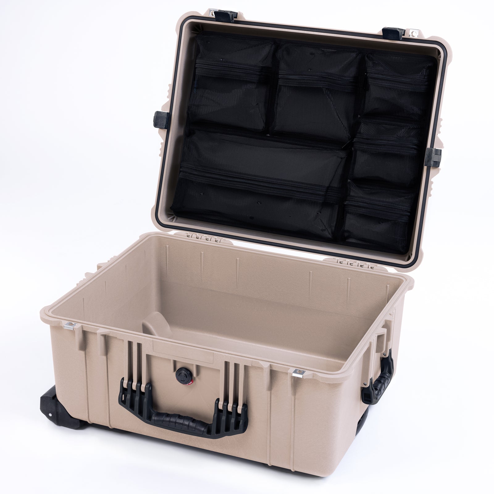 Pelican 1610 Case, Desert Tan with Black Handles and Latches ColorCase