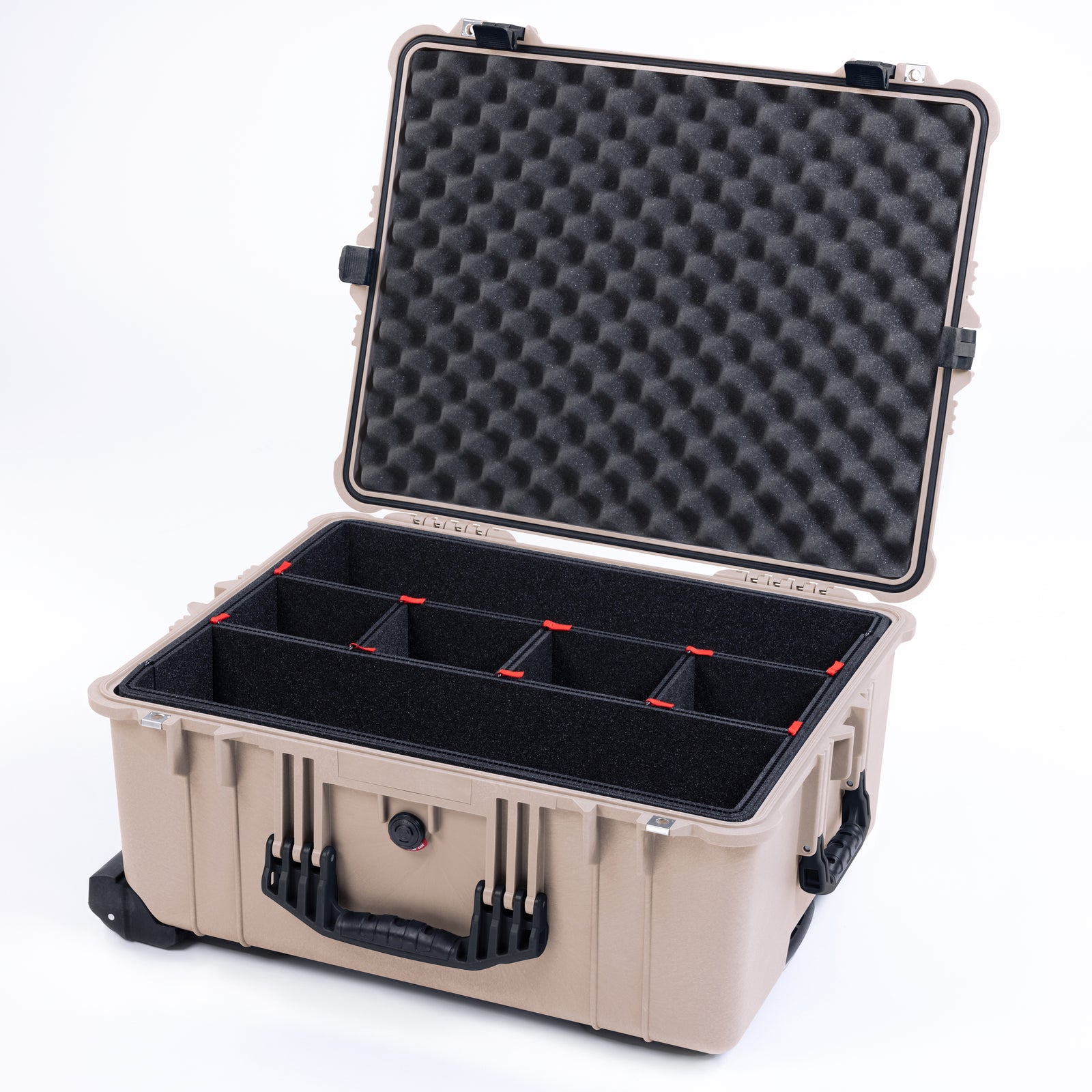 Pelican 1610 Case, Desert Tan with Black Handles and Latches ColorCase