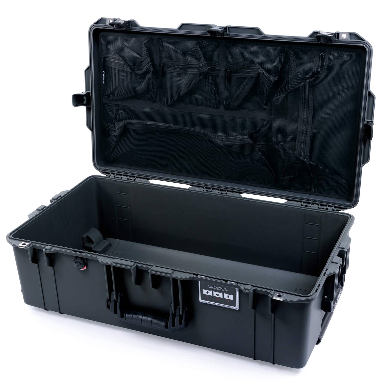 Pelican 1615 Air Case - Charcoal & Black TSA Latches