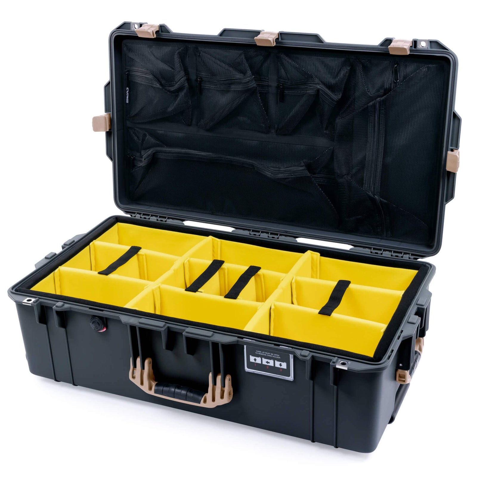 Pelican 1615 Air Case - Charcoal & Desert Tan