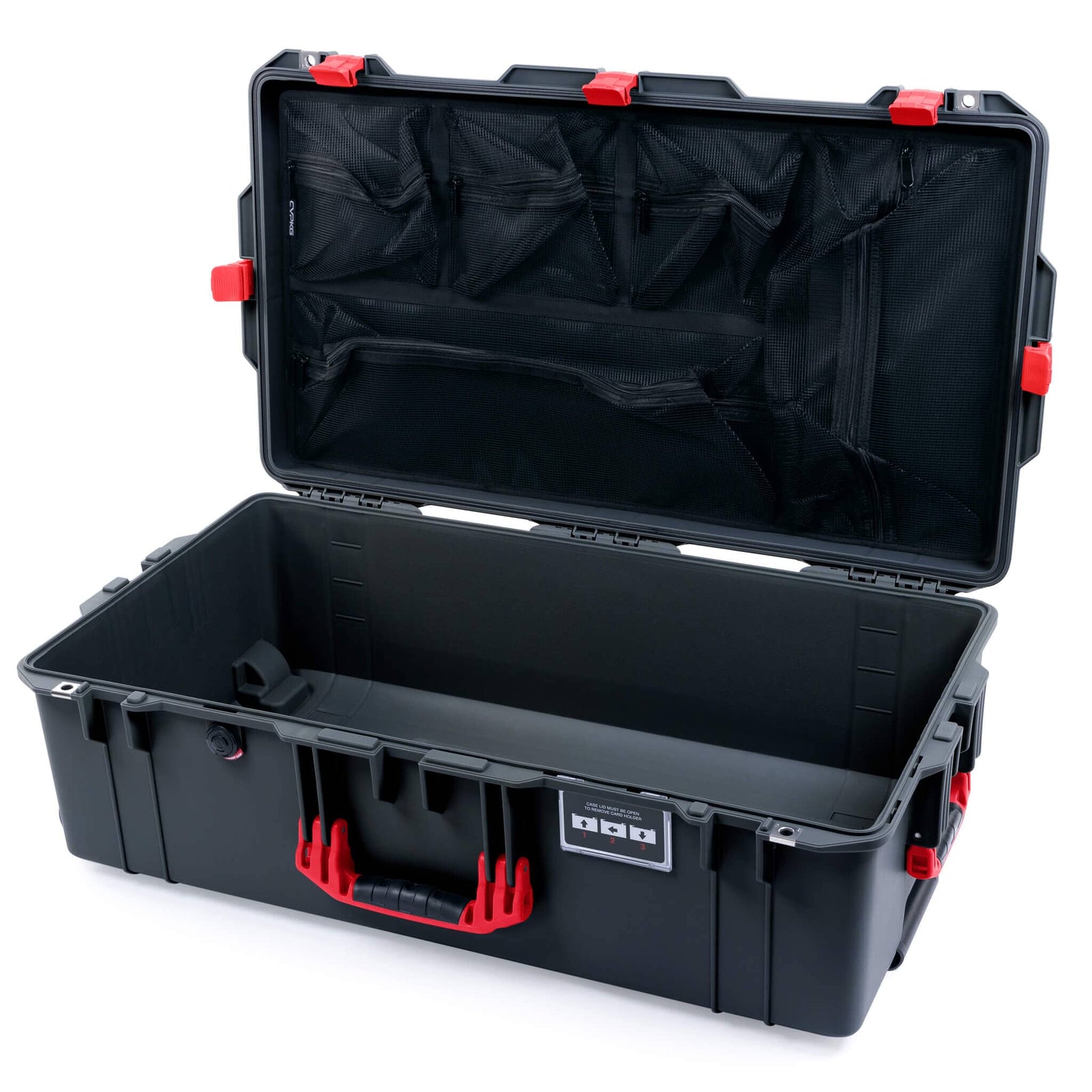 Pelican 1615 Air Case - Charcoal & Red