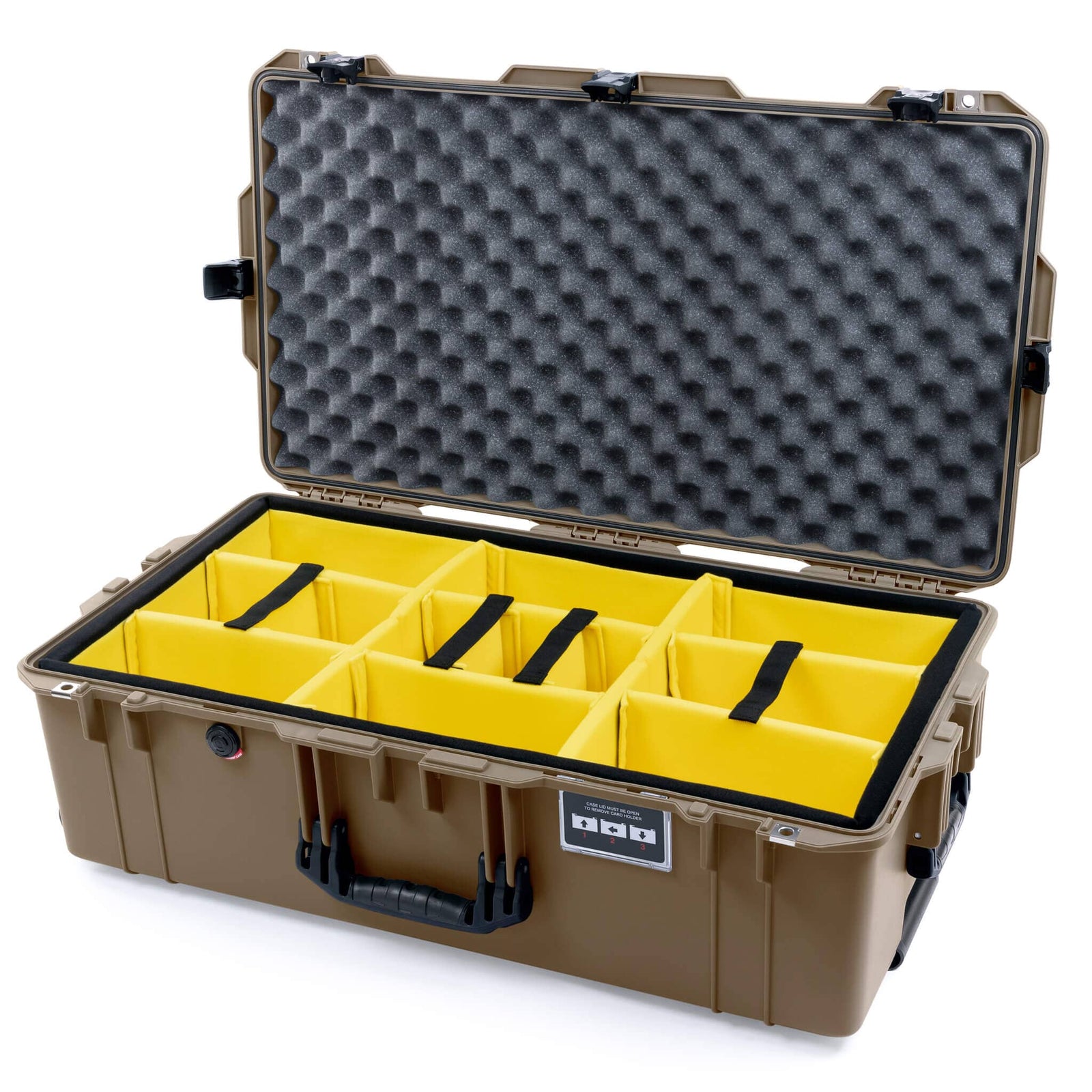Pelican 1615 Air Case - Dark Desert Dirt & Black TSA Latches