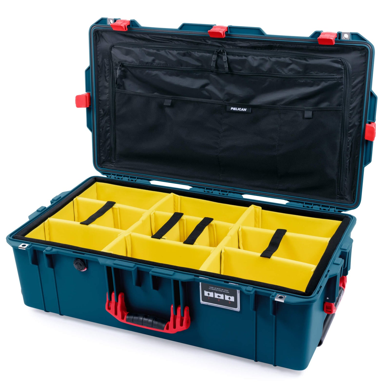 Pelican 1615 Air Case - Indigo & Red