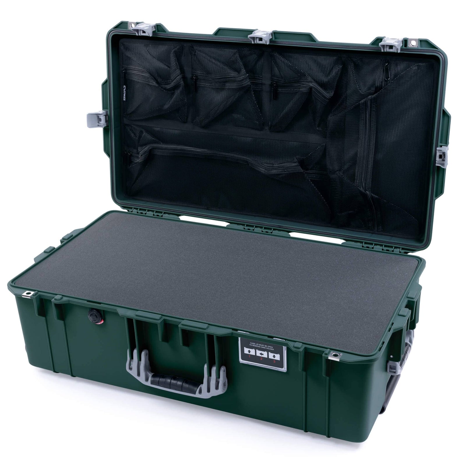 Pelican 1615 Air Case - Trekking Green & Silver