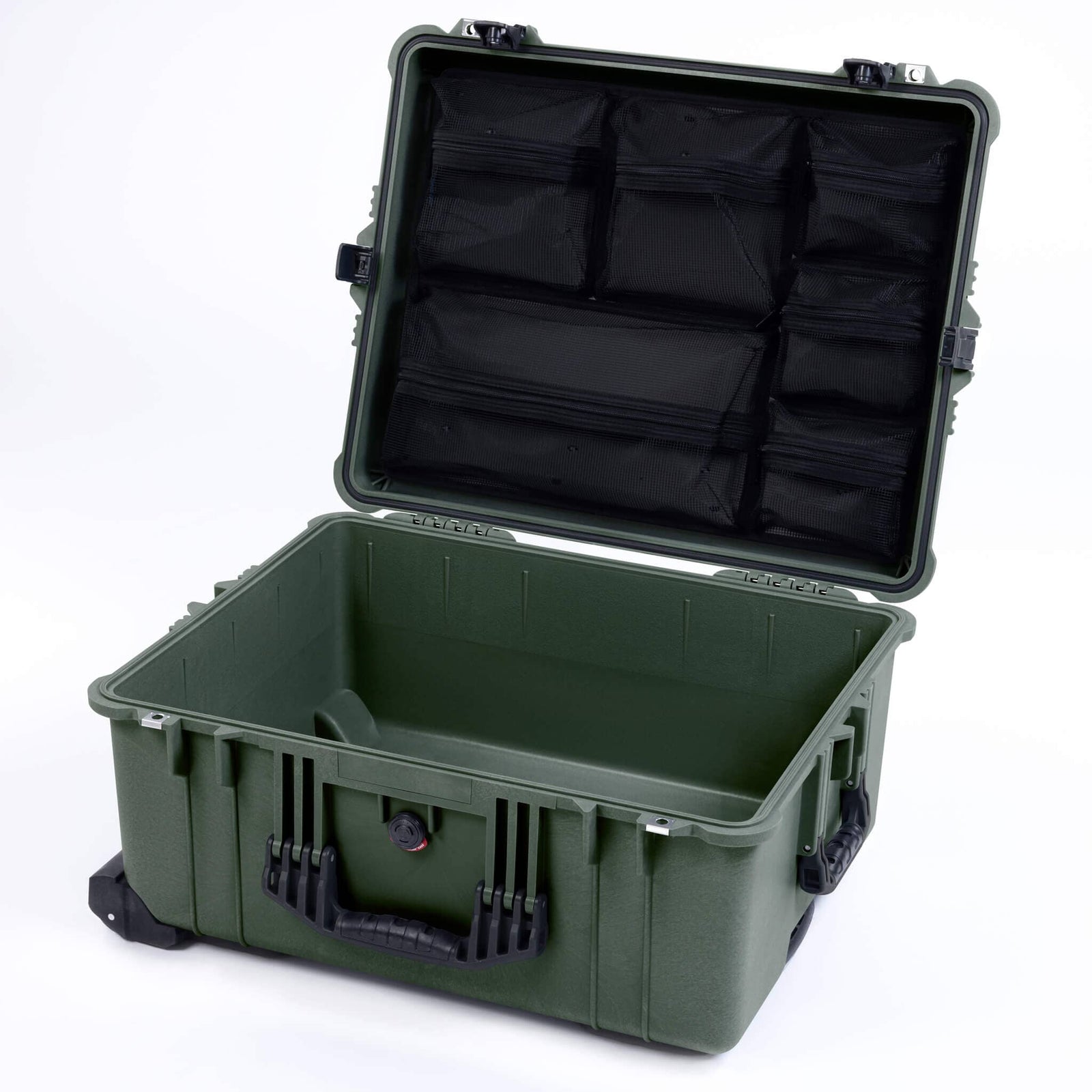 Pelican 1620 Case, OD Green with Black Handles & TSA Locking Latches ColorCase