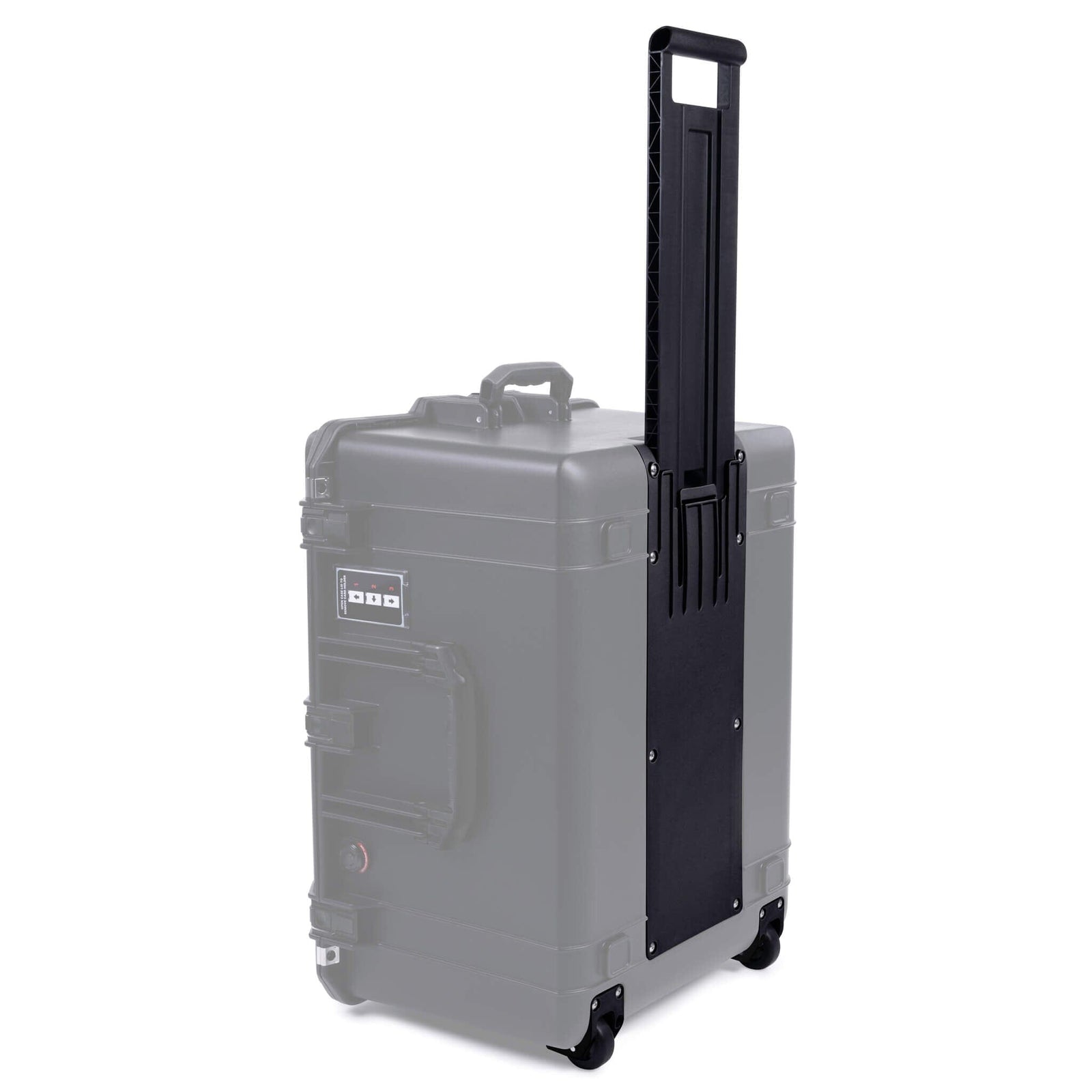 Pelican 1637 Air Replacement Trolley & Wheel Assembly, Black ColorCase