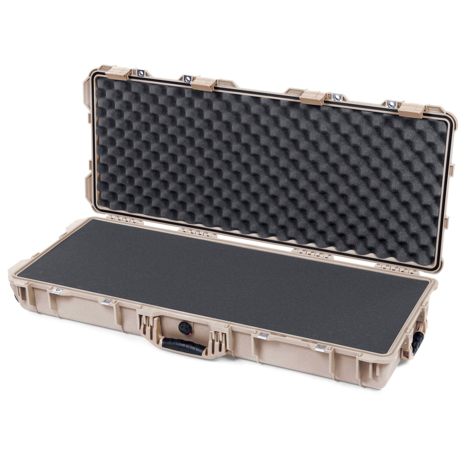 Pelican 1700 Protector Long Case, Desert Tan (Gen2) Solid Foam with Convoluted Lid Foam ColorCase 017000-0002-310-310