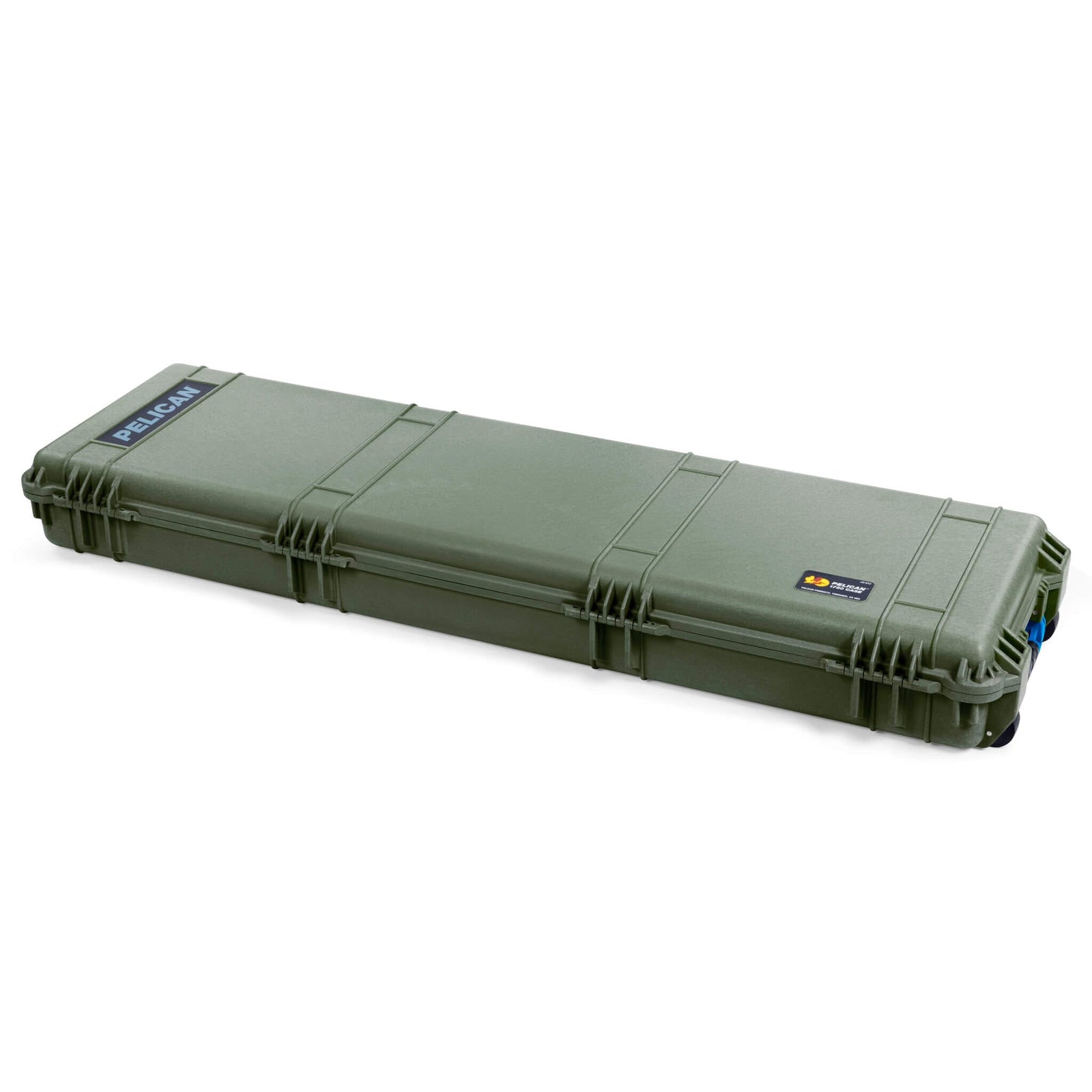 Pelican 1750 Protector Long Case, OD Green with Blue Handles & Latches (Gen2) ColorCase