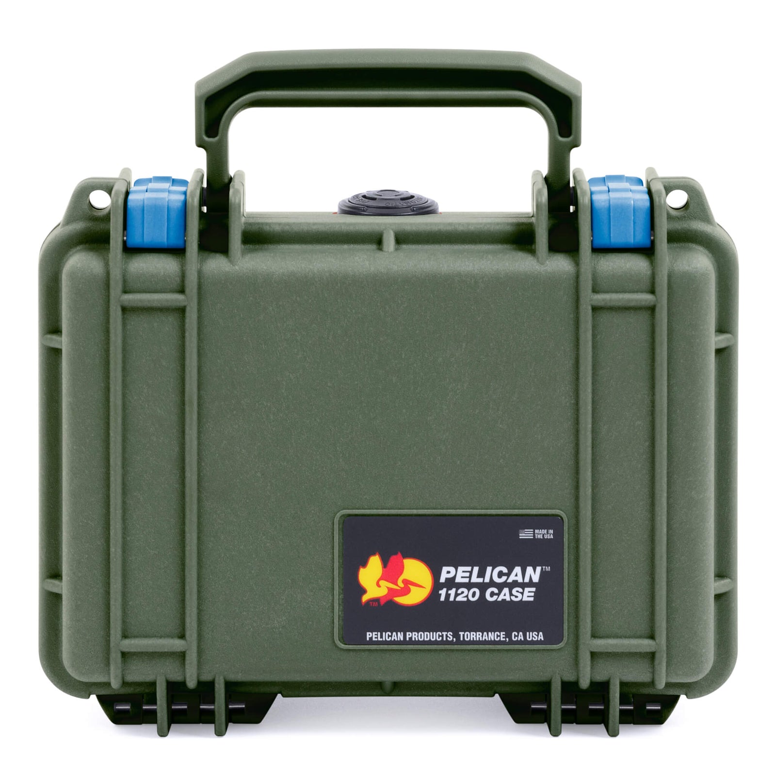 Pelican 1120 Case, OD Green with Blue Latches ColorCase