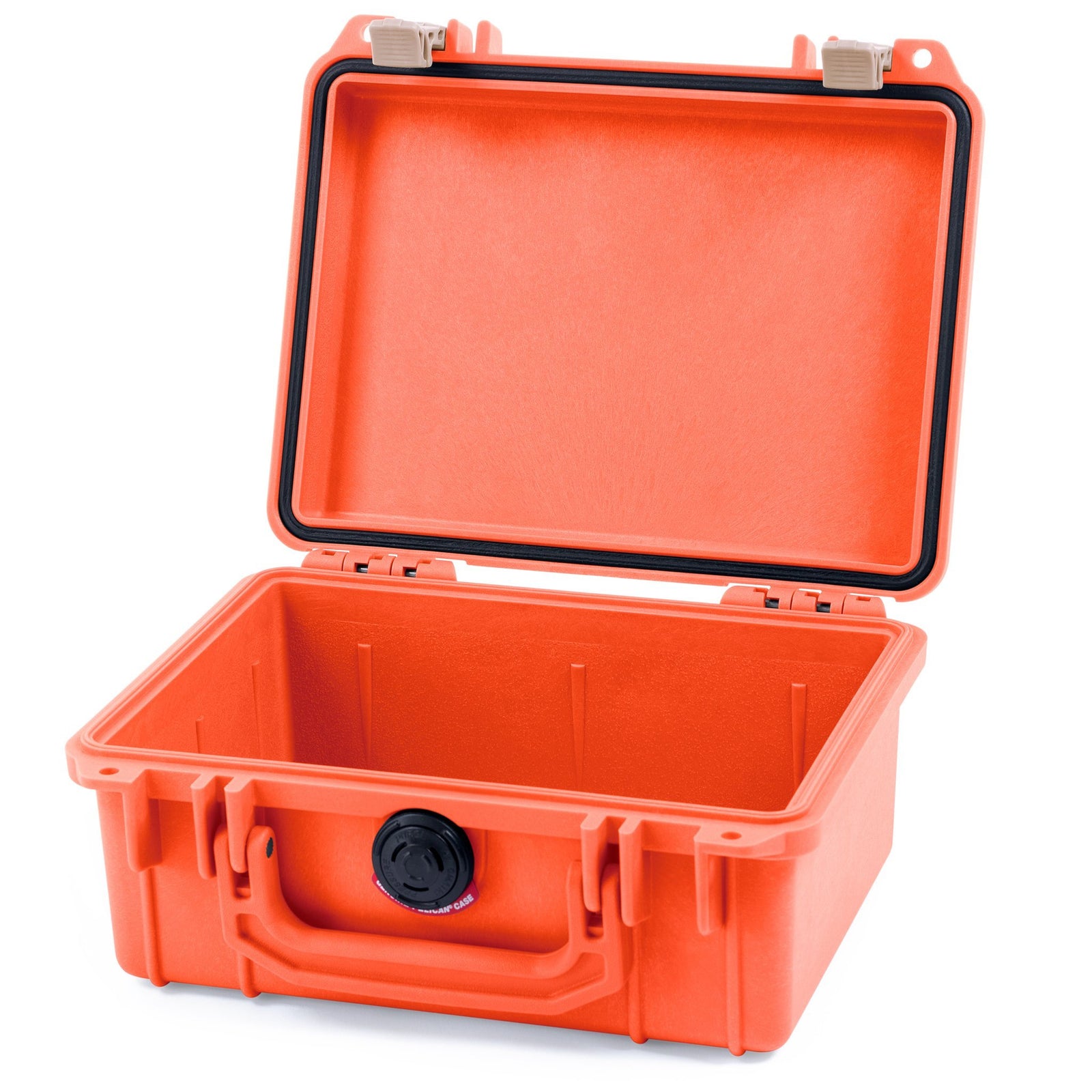 Pelican 1150 Case, Orange with Desert Tan Latches None (Case Only) ColorCase 011500-0000-150-310