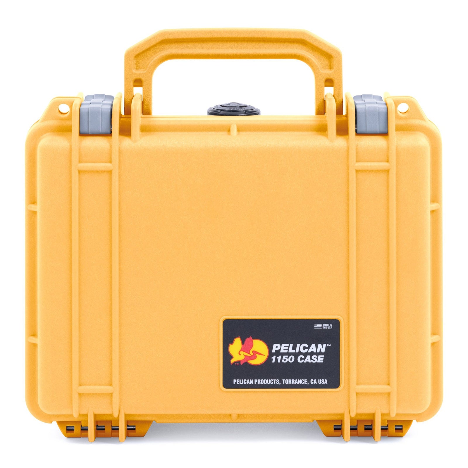 Pelican 1150 Case, Yellow with Silver Latches ColorCase