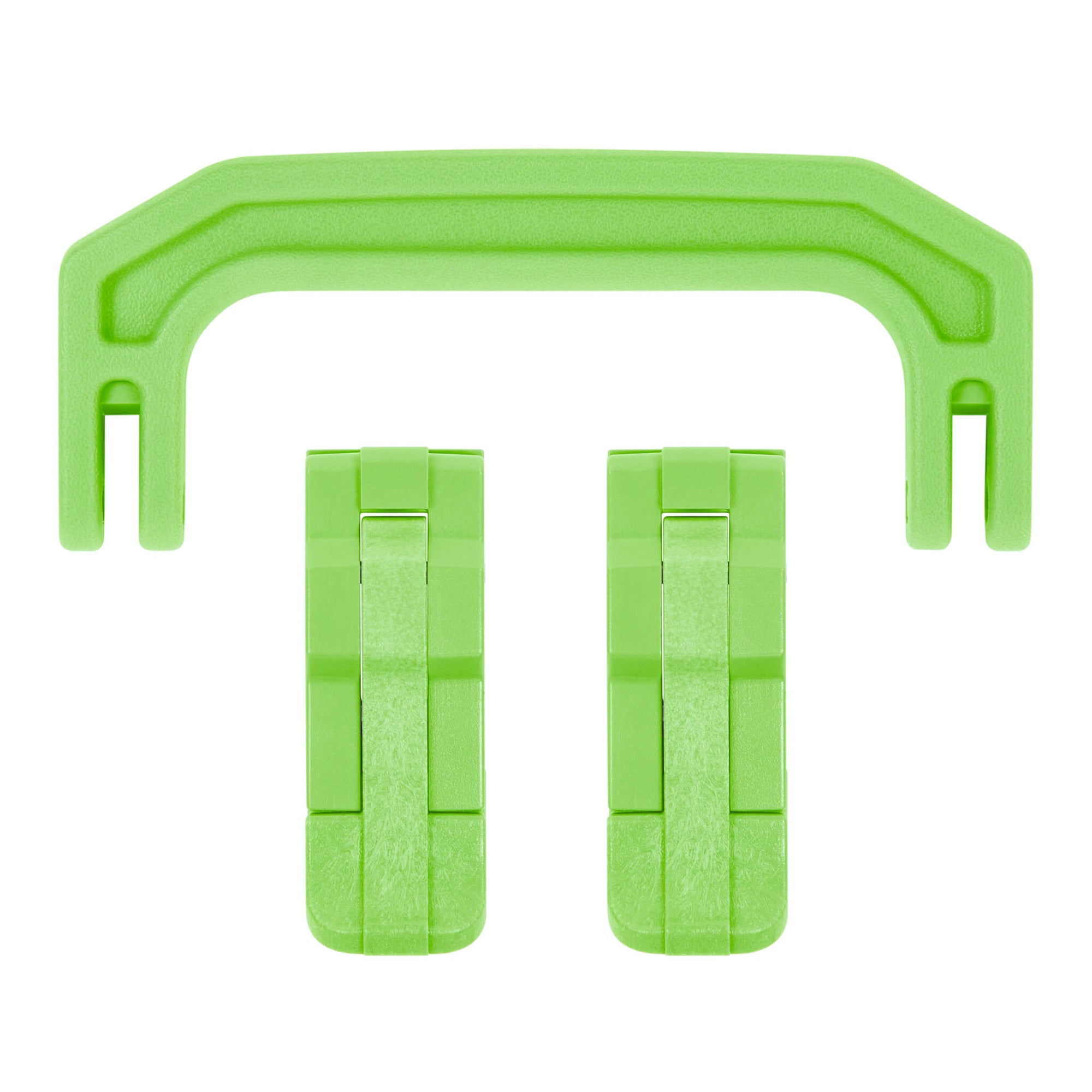 Pelican 1170 Replacement Handle & Latches, Lime Green (Set of 1 Handle, 2 Latches) ColorCase 
